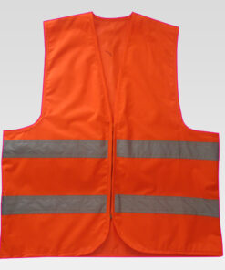 chaleco reflectivo naranja ideal para dotaciones empresa e industriales. Bogota. Majuá Uniformes empresa y colegio, servicios generales