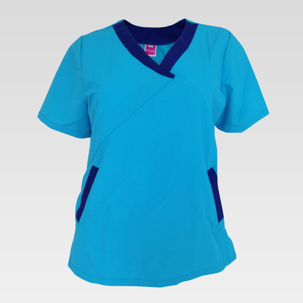 Blusa antifluido Lilly ideal para servicios generales, uniformes enfermería, uniforme nana, uniforme enfermera, blusa servicios generales, dotaciones Bogota, Uniformes empresa Bogotá