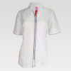 Blusa cremallera central ideal para servicios generales, nanas, uniformes de enfermeria, blusas cocina, blusas largas dotacion, dotaciones mpresariales, uniformes de aseo y labores de limpieza Majua Uniformes Bogota, Colombia