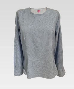 Blusa oficina Cleo es ideal para dotaciones empresariales, dotaciones ejecutivas. Majuá Uniformes. Bogota